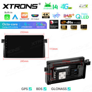 Android Autoradio Xtrons für BMW, Rover und MG 8/256 GB – Bild 13