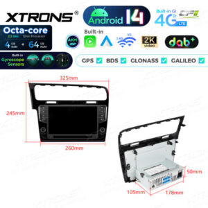 Android Autoradio Xtrons für für Volkswagen Golf 7 4/64 GB – Bild 15