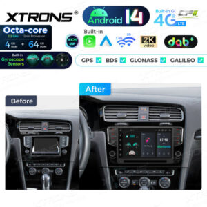 Android Autoradio Xtrons für für Volkswagen Golf 7 4/64 GB – Bild 4