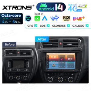 Android Autoradio Xtrons für Volkswagen/Seat/Skoda 4/64 GB – Bild 4