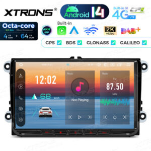 Android Autoradio Xtrons für Volkswagen/Seat/Skoda 4/64 GB