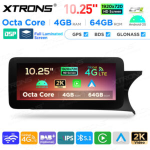 Android Autoradio Xtrons für Mercedes-Benz C-Klasse W204 Rechtslenker 4/64 GB – Bild 6