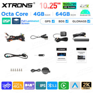 Android Autoradio Xtrons für Mercedes-Benz C-Klasse W204 Rechtslenker 4/64 GB – Bild 16