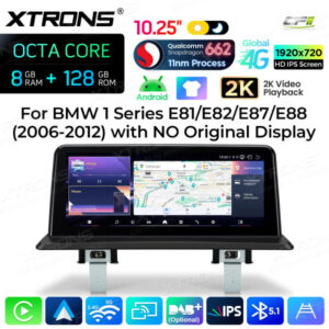 Android Autoradio Xtrons für BMW 1er ohne Originaldisplay 8/128 GB – Bild 6