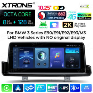 Android Autoradio Xtrons für BMW 3er LHD ohne Originaldisplay 8/128 GB – Bild 5