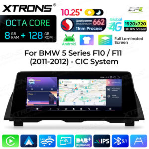 Android Autoradio Xtrons für BMW 5er F10/F11 mit CIC-System 8/128 GB – Bild 6