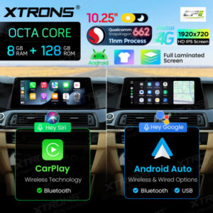Android Autoradio Xtrons für BMW 5er F10/F11 mit CIC-System 8/128 GB – Bild 3