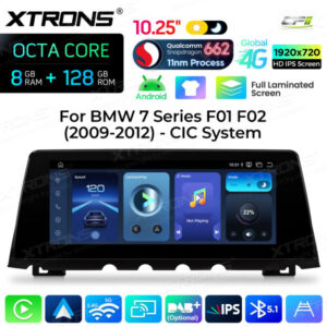 Android Autoradio Xtrons für BMW 7er F01/F02 mit CIC-System 8/128 GB