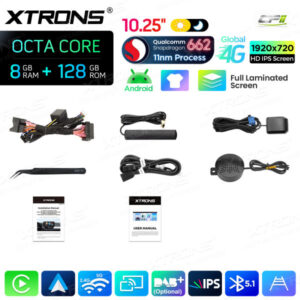Android Autoradio Xtrons für BMW X1 E84 mit CIC-System 8/128 GB – QBBH14CIB12X1-16 CPII