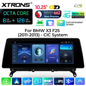Android Autoradio Xtrons für BMW X3 F25 mit CIC-System 8/128 GB – Bild 7