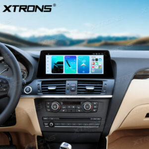 Alternative view of QBBH14CIB12X3 10,25 Zoll 8+128 GB Android Autoradio mit Qualcomm Snapdragon 662 Prozessor, volllaminiertem Bildschirm, globalem 4G-Netz für BMW X3 F25 mit CIC-System