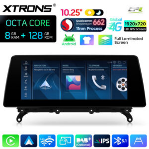 Android Autoradio Xtrons für BMW X3 F25/X4 F26 mit NBT-System 8/128 GB – QBBH14NB12X3-04 CPII
