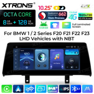 Android Autoradio Xtrons für BMW 1er/2er mit NBT-System 8/128 GB