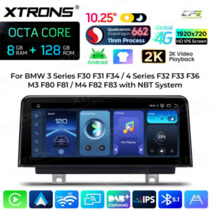 Android Autoradio Xtrons fürBMW 3er/4er/M3/M4 NBT-System 8/128 GB – QBBH14NBTH-01 CPII