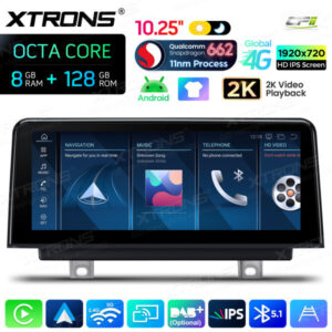 Android Autoradio Xtrons fürBMW 3er/4er/M3/M4 NBT-System 8/128 GB – QBBH14NBTH-04 CPII