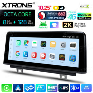 Android Autoradio Xtrons fürBMW 3er/4er/M3/M4 NBT-System 8/128 GB – QBBH14NBTH-12 CPII