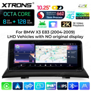 Android Autoradio Xtrons für BMW X3 E83 ohne Originaldisplay 8/128 GB – Bild 5