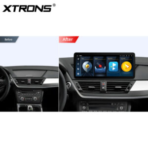 Alternative view of QLB22X1UN 12,3" 4+64GB Octa-Core Global 4G Volllaminierter Bildschirm Android Autoradio Multimedia Player für BMW X1 E84 ohne Originaldisplay