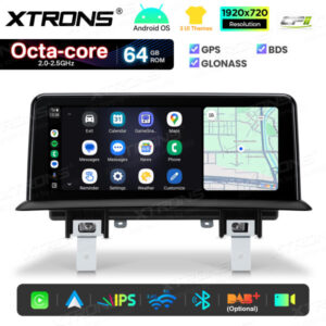 Android Autoradio Xtrons für BMW 1er E81/E82/E87/E88 2/64 GB – QTB1087UNL-06 CPII