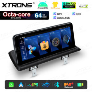 Android Autoradio Xtrons für BMW 1er E81/E82/E87/E88 2/64 GB – QTB1087UNL-07 CPII