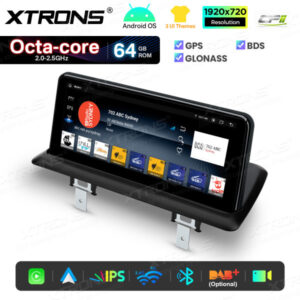 Android Autoradio Xtrons für BMW 1er E81/E82/E87/E88 2/64 GB – QTB1087UNL-09 CPII