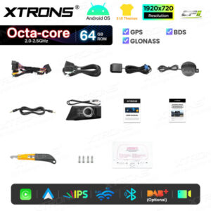 Android Autoradio Xtrons für BMW 1er E81/E82/E87/E88 2/64 GB – QTB1087UNL-14 CPII
