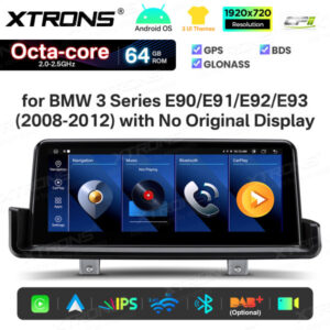 Android Autoradio Xtrons für BMW 3er E90/E91/E92/E93 4/64 GB – QTB1090UNL-02 CPII