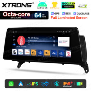 Android Autoradio Xtrons für BMW X5 E70/X6 E71 CCC System 2/64 – QTB10X5CCL-10 CPII