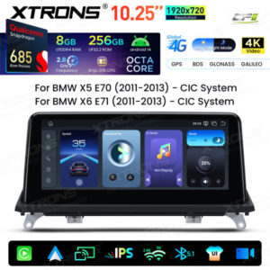 Android Autoradio Xtrons für BMW X5 E70/X6 E71 mit CIC-System 8/256 GB – Bild 7