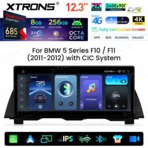 Android Autoradio Xtrons für BMW 5er F10/F11 mit CIC-System 8/256 GB