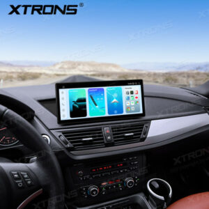 Alternative view of QWBX24CIB12X1 12,3-Zoll-2K-Bildschirm, Qualcomm Snapdragon 685, 8+256 GB, Android-Infotainmentsystem-Upgrade für BMW X1 E84 mit CIC-System