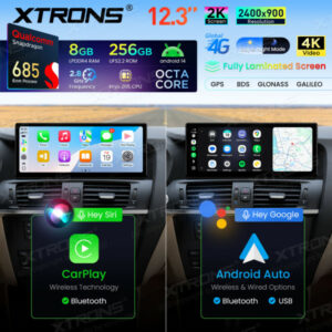 Alternative view of QWBX24CIB12X3 12,3-Zoll-2K-Bildschirm Qualcomm Snapdragon 685 8+256GB Android Auto-Bildschirm Infotainment-System Upgrade für BMW X3 F25 CIC System