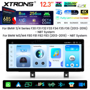 Android Autoradio Xtrons für BMW 3er/4er/M3/M4 NBT-System Rechtslenker 8/256 GB – Bild 6