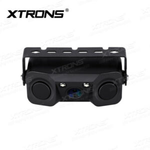 Xtrons 3-in-1 AHD-Rückfahrkamera mit integrierten Parksensoren und LED-Leuchten