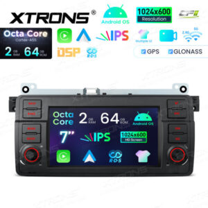 Android Autoradio Xtrons für BMW/Rover/MG 2/64 GB – IDS7046BL-03 CPII