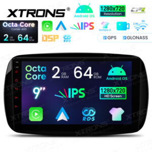 Android Autoradio Xtrons für Smart Fortwo Coupé/Cabrio 2/64 GB – Bild 6