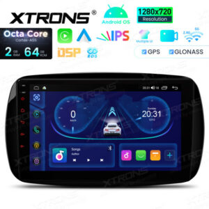 Android Autoradio Xtrons für Smart Fortwo Coupé/Cabrio 2/64 GB