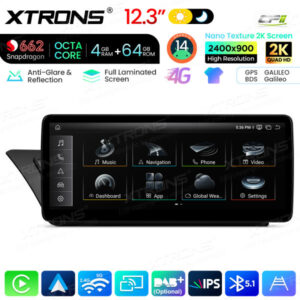 Android Autoradio Xtrons für Audi A4/A5 2009-2016 4/64 GB – QBA24A4CL-02 CPII