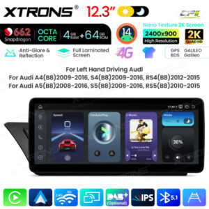 Android Autoradio Xtrons für Audi A4/A5 2009-2016 4/64 GB – QBA24A4CL-03 CPII
