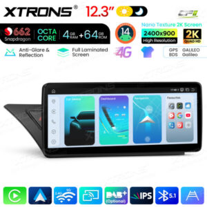 Android Autoradio Xtrons für Audi A4/A5 2009-2016 4/64 GB – QBA24A4CL-09 CPII
