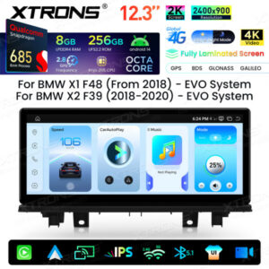 Android Autoradio Xtrons für BMW X1 F48/X2 F39 EVO System 8/256 GB