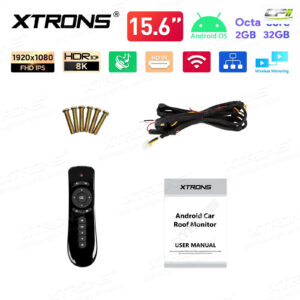 15,6 Zoll 1920x1080P Quad-Core Android Auto-TV-Dach-Multimedia-Player mit Touchscreen – Bild 18