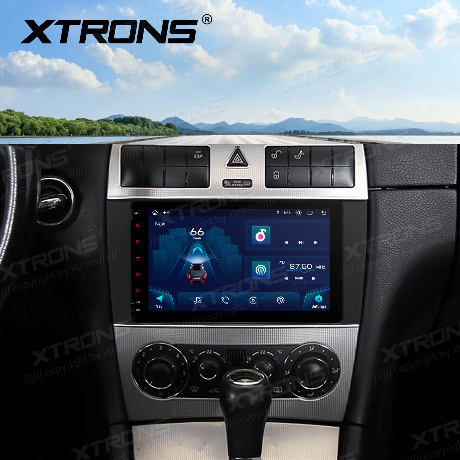 Android Autoradio Xtrons für Mercedes-Benz CLK-Klasse A209/C209 4/128 GB – Bild 2