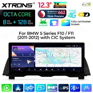 Android Multimedia Player Xtrons für BMW 5er F10/F11 CIC-System 8/128 GB – Bild 5