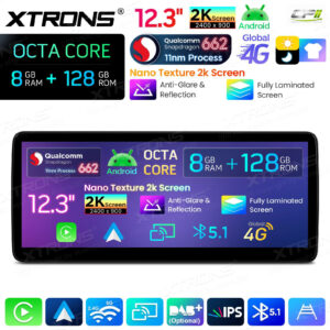Android Multimedia Player Xtrons für Mercedes-Benz A/CLA/GLA/G-Class 8/128 GB – QBMH2445-03 CPII