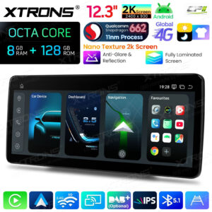 Android Multimedia Player Xtrons für Mercedes-Benz A/CLA/GLA/G-Class 8/128 GB – QBMH2445-10 CPII