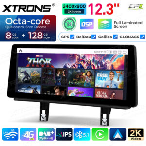 Android Autoradio Xtrons für BMW 1er E81/E82/E87/E88 2006-2012 ohne Originaldisplay 8/128GB 12,3 Zoll – Bild 12