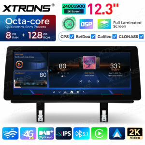 Android Autoradio Xtrons für BMW 1er E81/E82/E87/E88 2006-2012 ohne Originaldisplay 8/128GB 12,3 Zoll
