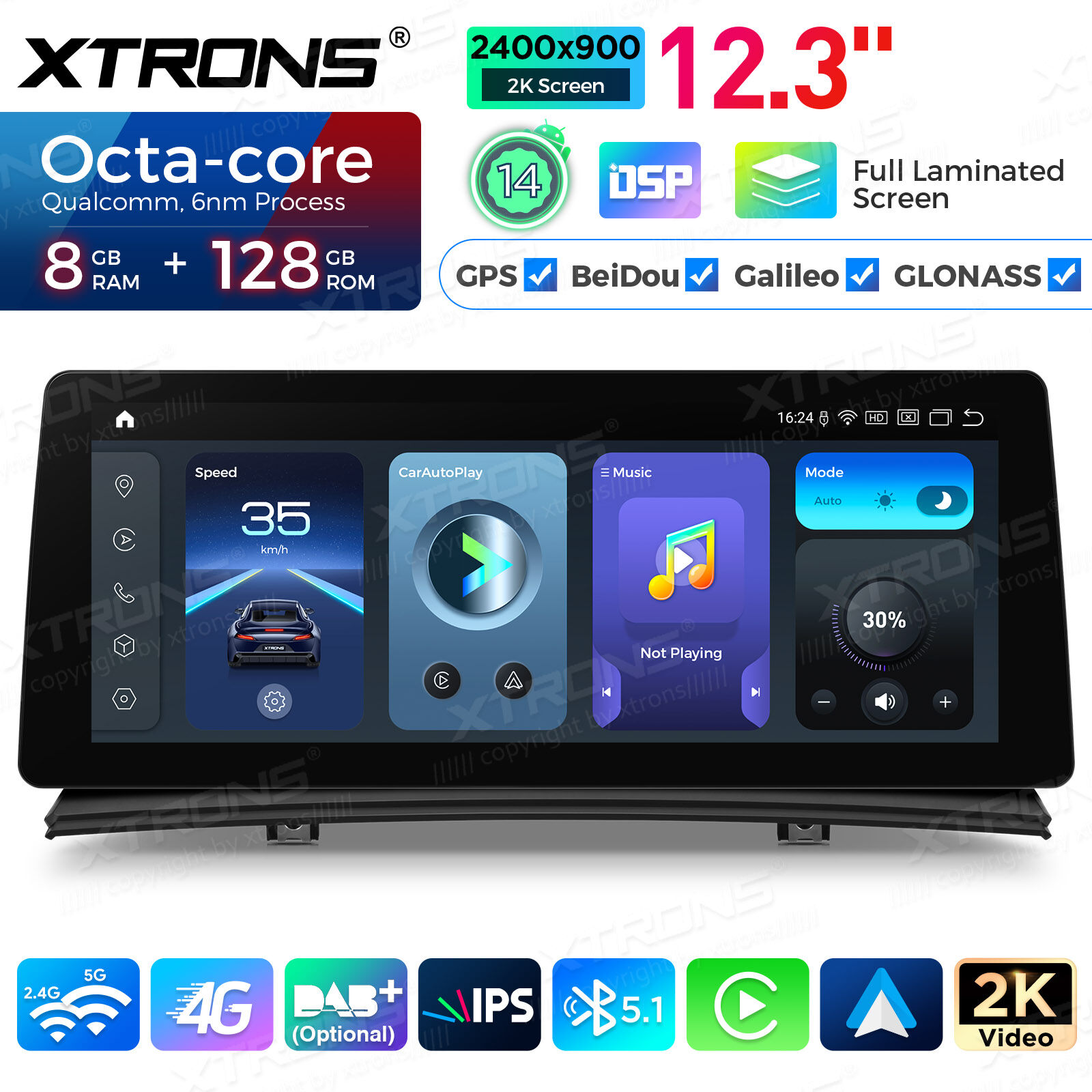 Android Autoradio Xtrons für BMW X3 E83 (2004-2009) mit M-ASK System