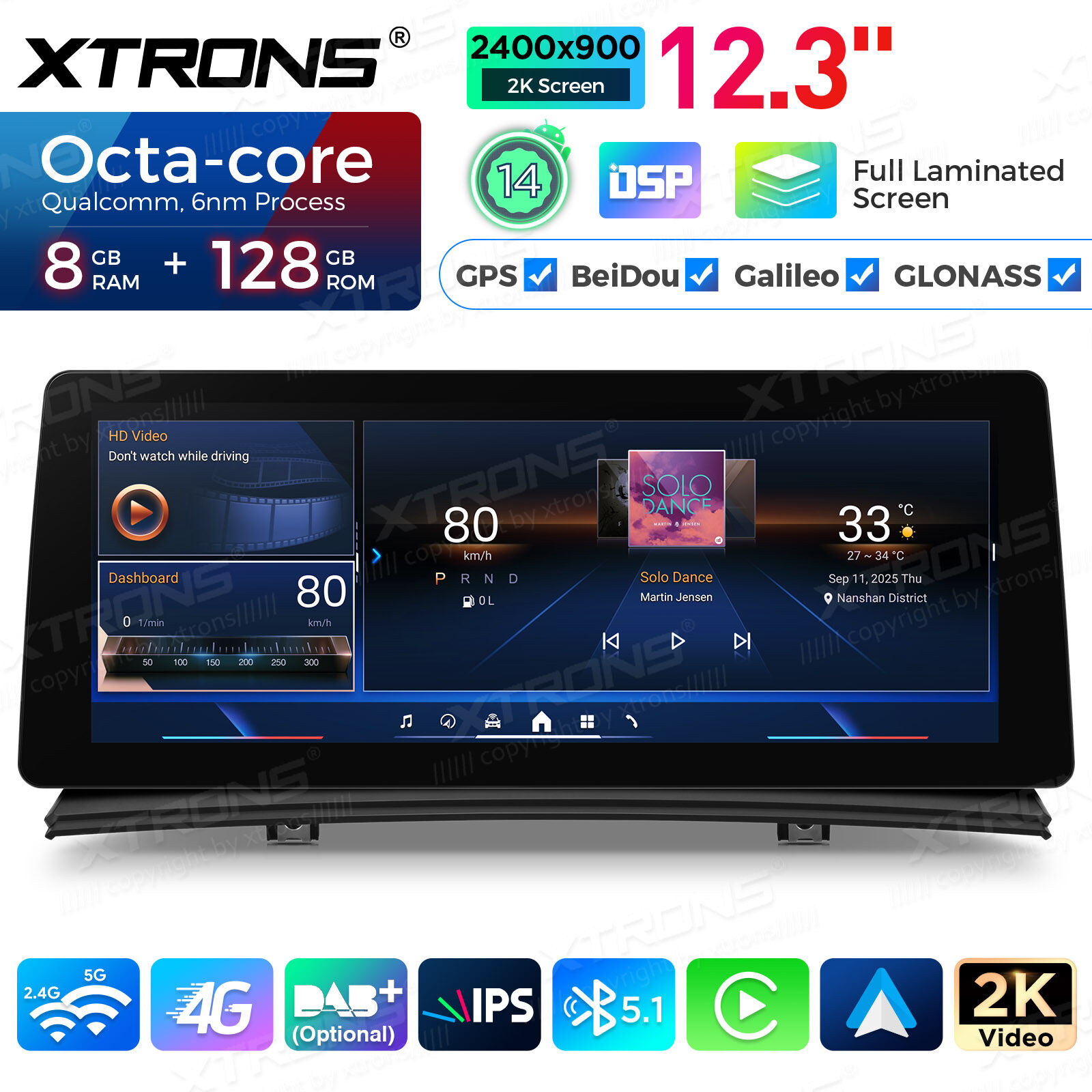 Android Autoradio Xtrons für BMW X3 E83 (2004-2009) mit M-ASK System – Bild 4